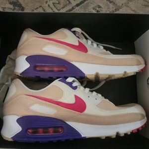 Nike Air Max 90 SE Air Sprung Sesame Rush Pink DM8171-200 Mushroom Size 12
